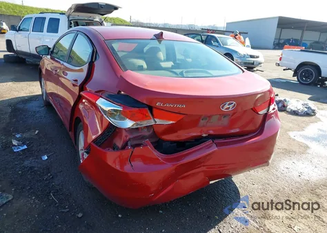 2013 Hyundai Elantra Gls from USA, damaged, VIN KMHDH4AE5DU754436